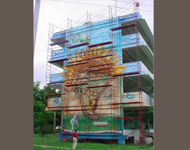 "Amanecer"mural ambiental 