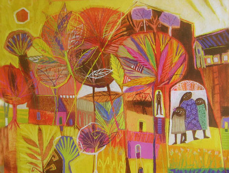 Paisaje con figuras