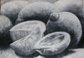 citricos en blanco y negro
