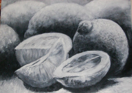 Citricos en blanco...