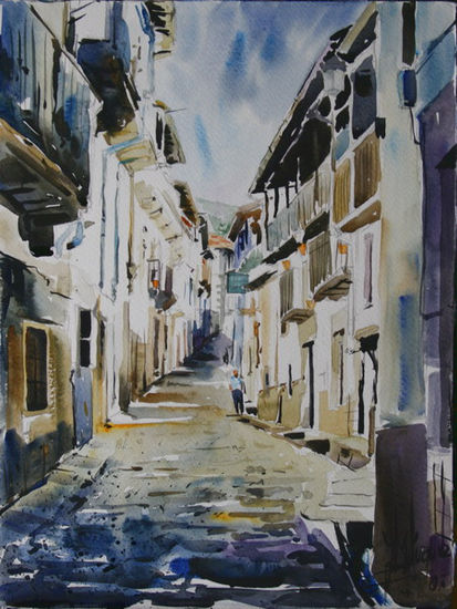 Candelario, Salamanca Watercolour Paper Others