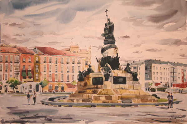 Monumento a Cristobal Colon, Plaza de Colón - Valladolid