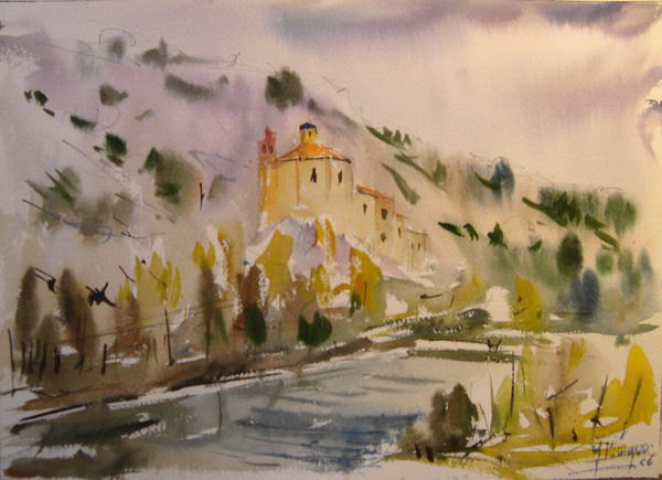 Rio Duero en san Saturio, soria