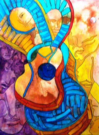 GUITERNIDAD... Óleo Lienzo Paisaje