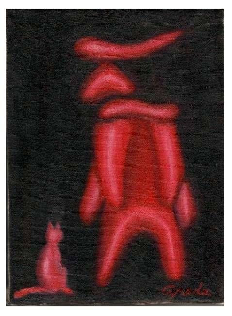 225.PERSONAJE Y GATITA,1999