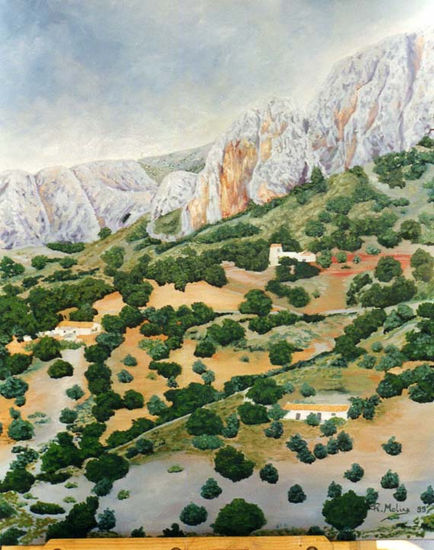 el chorro Oil Canvas Landscaping