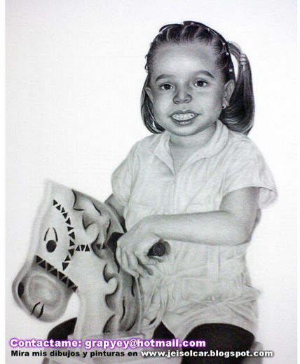 NIña cabalgando