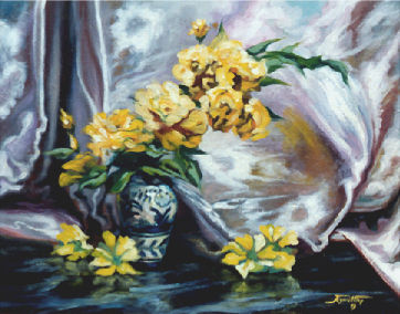 Florero Oil Canvas Landscaping