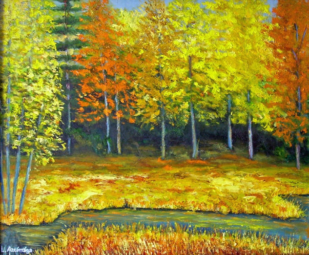 Otoño II Oil Canvas Landscaping