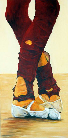 bailando Acrylic Canvas Figure Painting