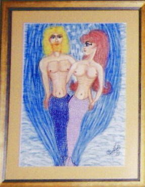 Agua Pastel Papel Desnudos