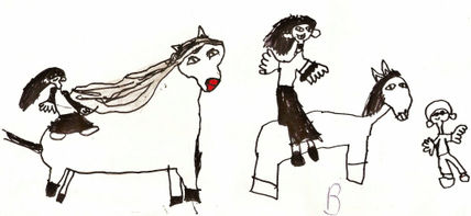 Jugando a niño