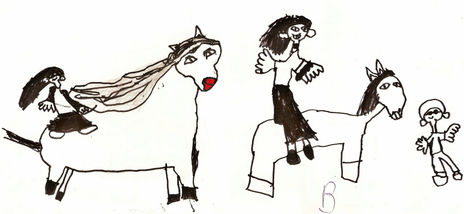 Jugando a niño