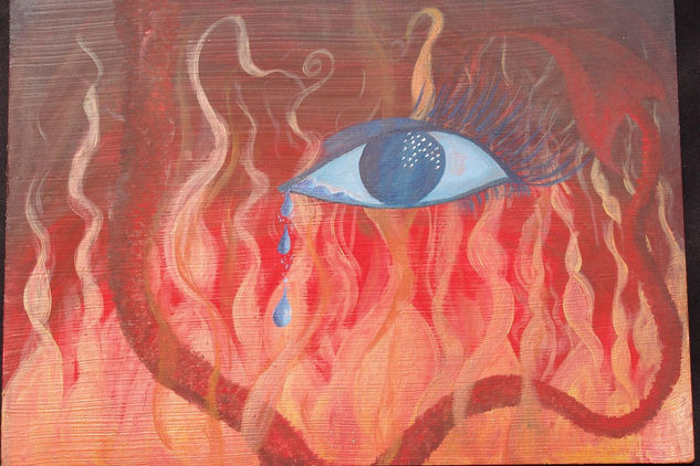 llorando desde el infierno Acrylic Panel Others