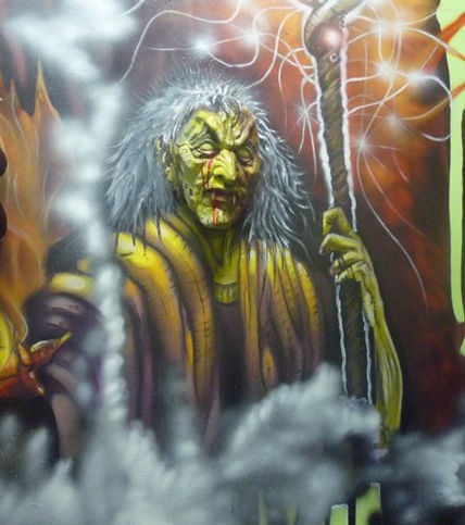 Graffiti interior...