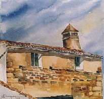 chimenea casa arco...