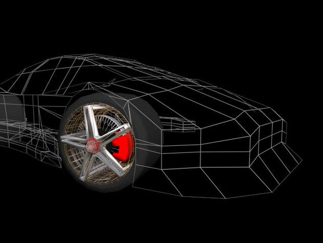 Radiografia de un auto modelo 