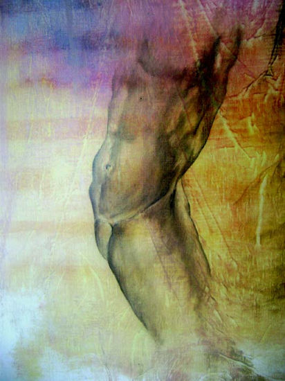 Torso Oil Canvas Figure Painting