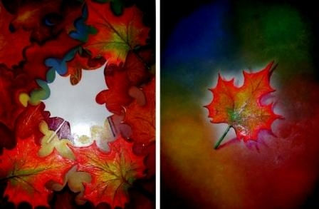 maple Mixed media Panel Floral Painting