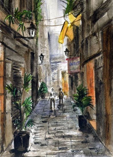 Calle Barra de Ferro Watercolour Paper Landscaping