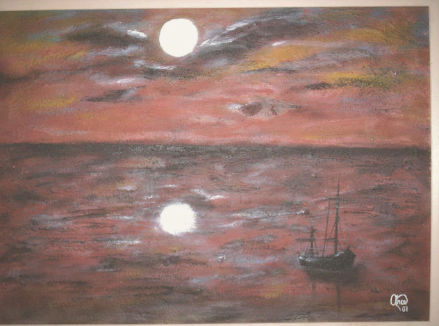 Luna en rojo