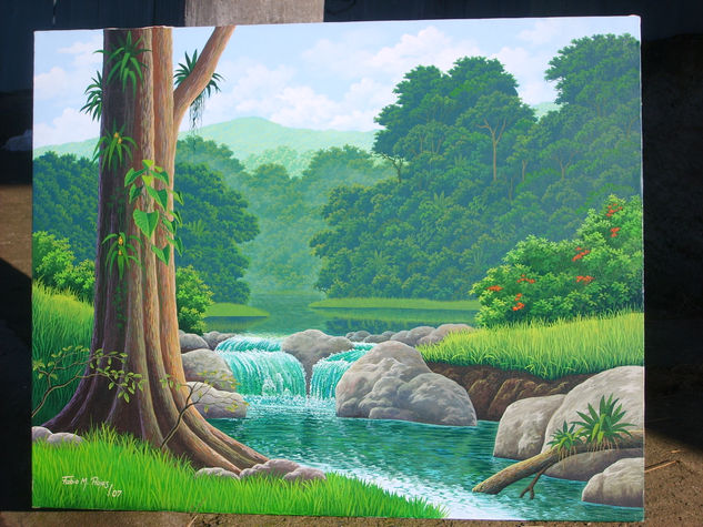 Tapanti Acrylic Canvas Landscaping