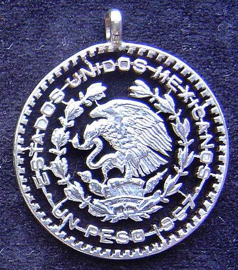 Moneda Mexicana Joyería Metal