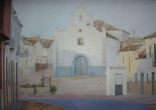 Ermita de San Sebastian-Quintanar de la Orden (Toledo) Oil Canvas Landscaping