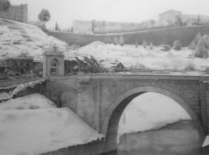 Nieve en Toledo