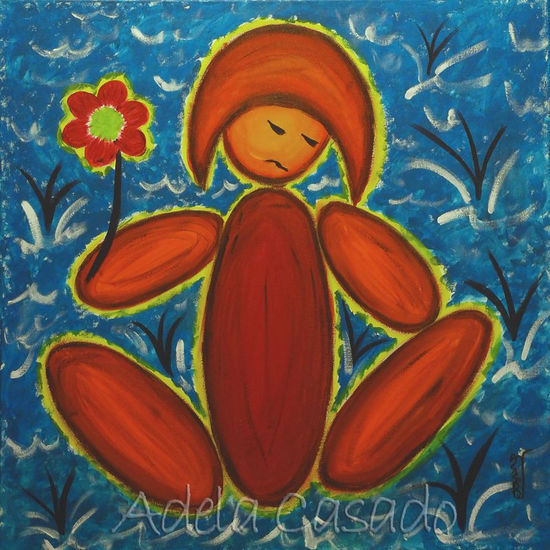 EL PROTECTOR DE LA FLOR Acrylic Canvas Others