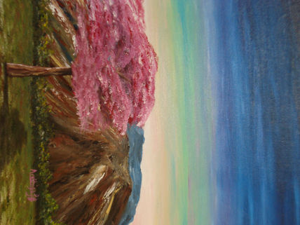 Paisaje rosa