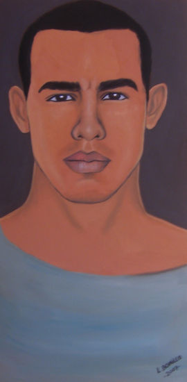 MULATO Oil Canvas Portrait