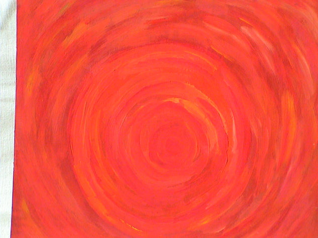 Bola de fuego Gouache