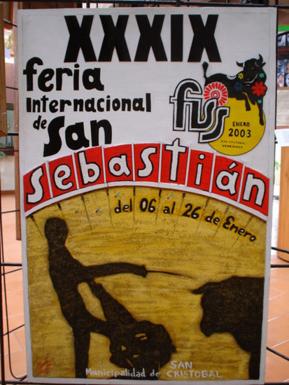 afiche  FISS XXXIX Acrílico Tabla Figura