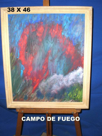 campo de fuego Oil Canvas Others