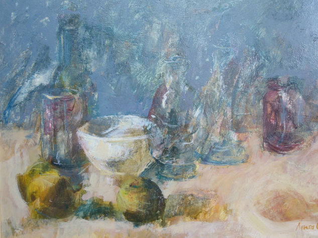 Bodegón 6 Oil Panel Still Life Paintings