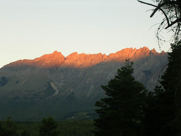 Atardecer sobre los cerros 