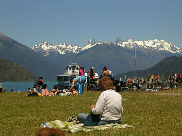 Descansando a orillas del Lago