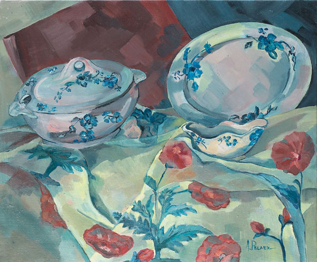 PORCELANAS Oil Canvas