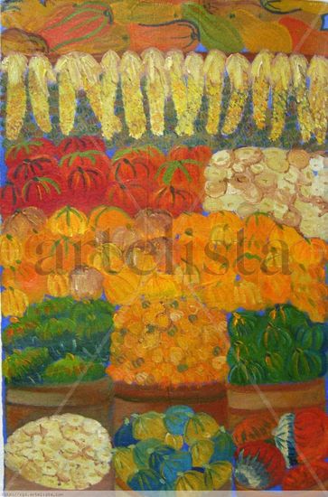 verduras frescas Oil Canvas Landscaping