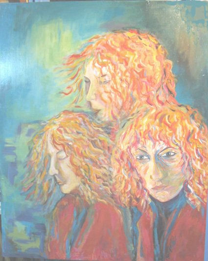 Autorretrato en rojos