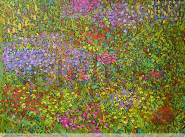 Flores Oil Canvas Floral Painting