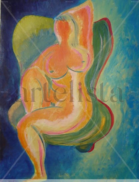 Desnudo posando