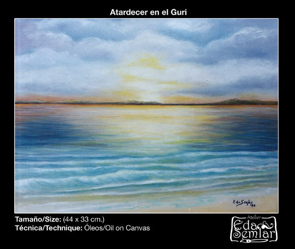 Atardecer Oil Canvas