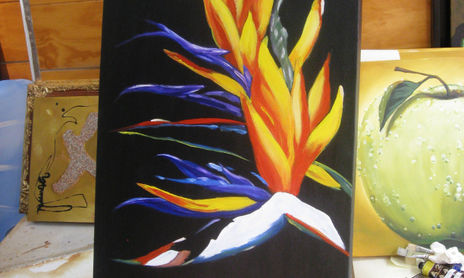 Pintando