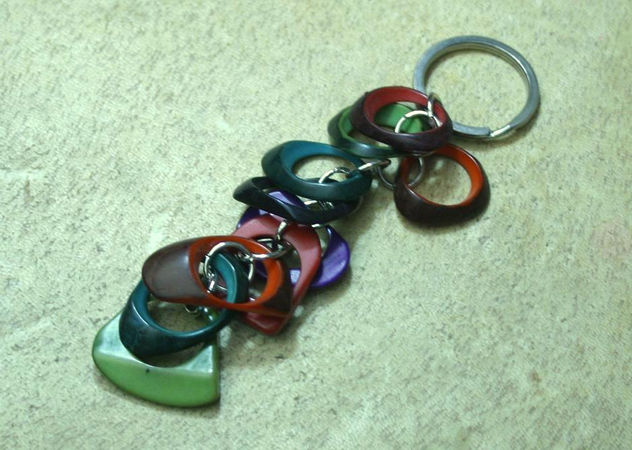 llavero en tagua