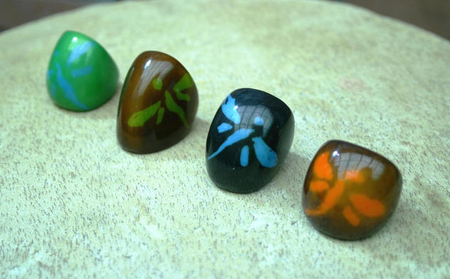 anneaux en tagua