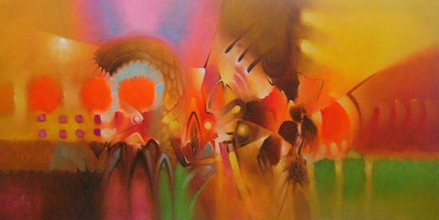 nada timido Oil Canvas Others