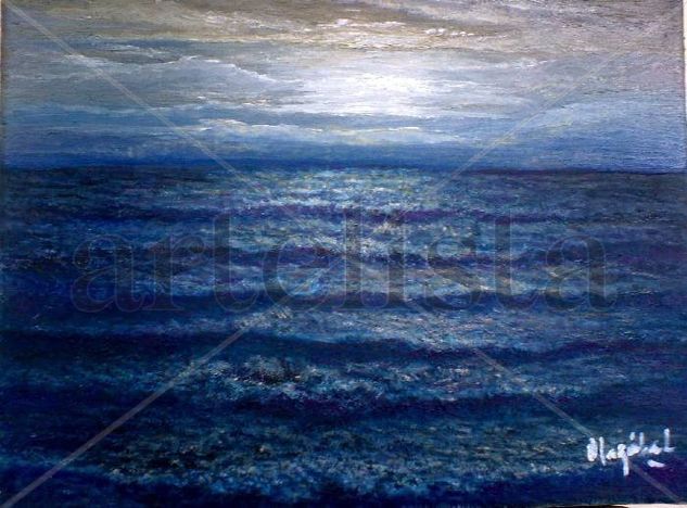 Mi Mar del Plata Oil Canvas Landscaping