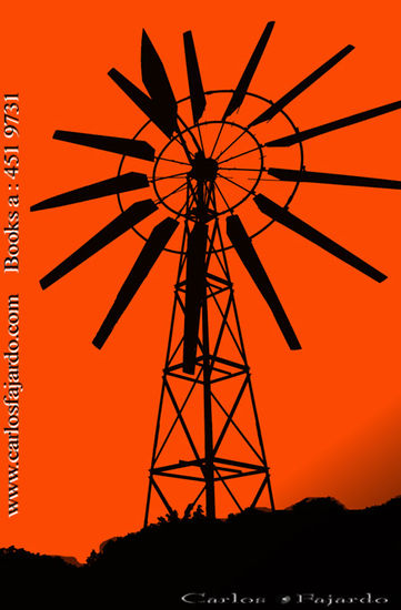 Molino Rojo Conceptual/Abstracto Color (Digital)